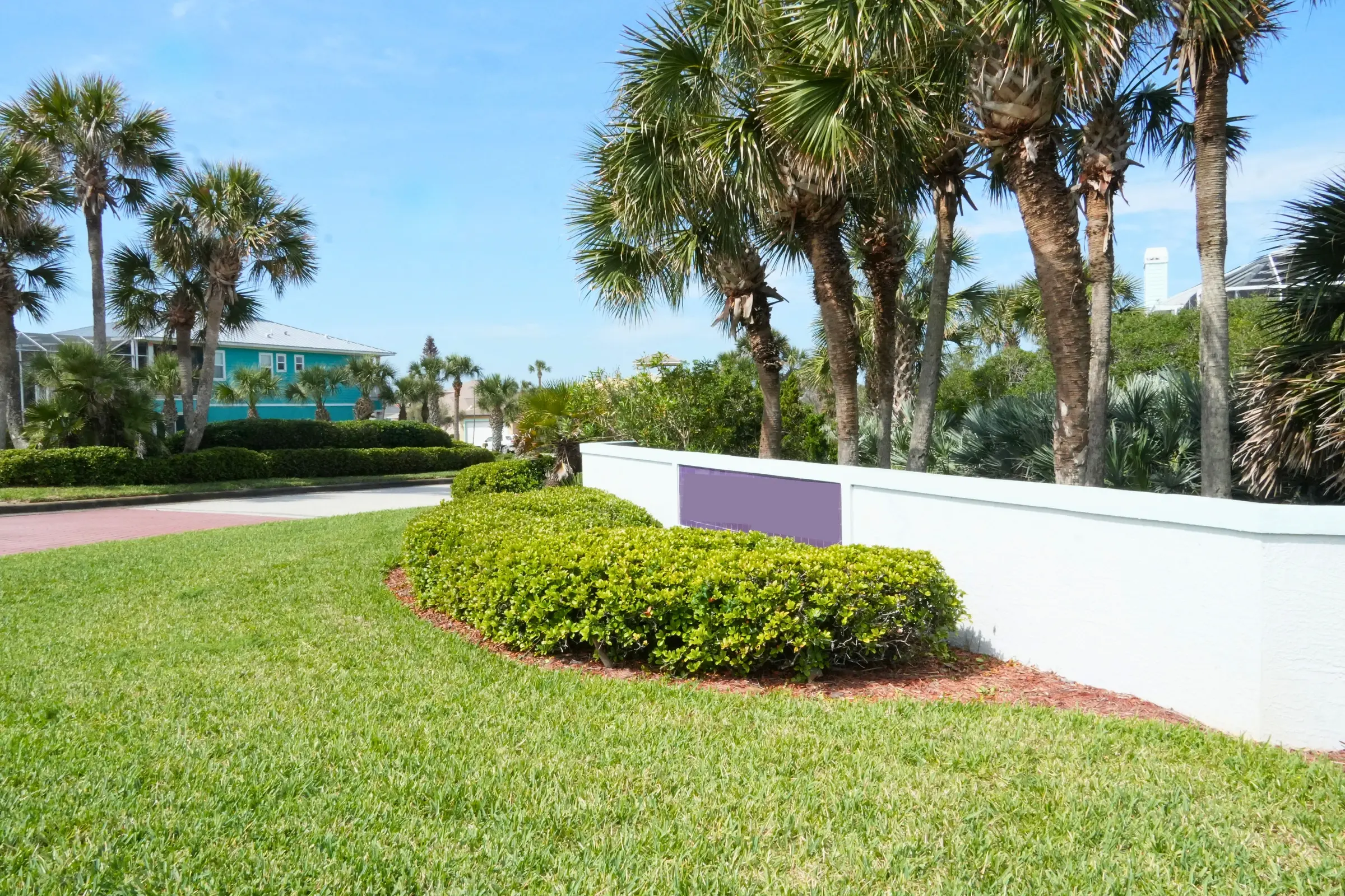 Manicured Northeast Florida community landscaping irrigated by WaterCare